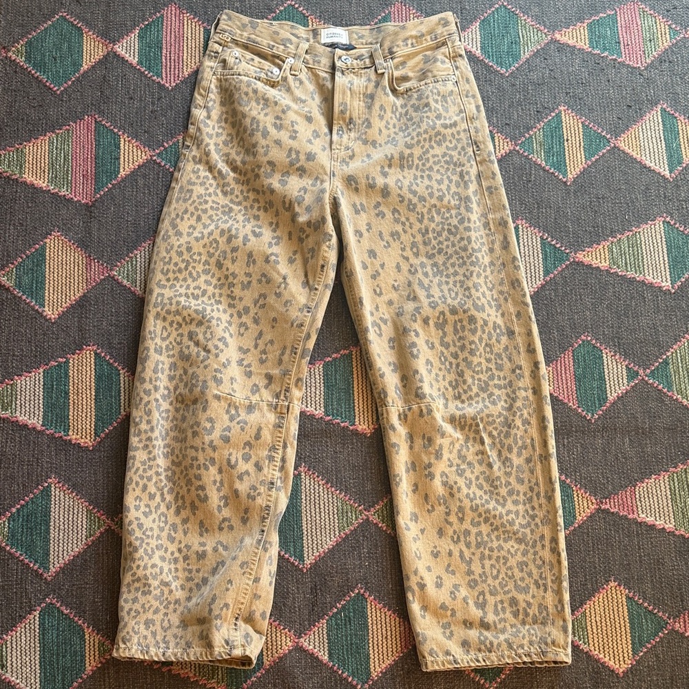 Citizens Of Humanity Moro in Tan Leopard Print